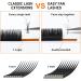 Easy Fan Lashes C-0.07-13 | Russian Volume Eyelash Extensions | Self Fanning Lashes | 13mm C Curl - Buy Online on SooperMarket.com