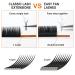 Self-Fleeled Easy Fan Lashes | Volume Technology | C D Curl | Individual Length Black 10mm | .03 .07 .10 | Wimpernextension - Buy Online on SooperMarket.com