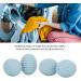 LANTRO JS Pack of 8 Dryer Balls for Tumble Dryer Washing Ball Dryer Balls Hedgehog Balls for Home Clothes Cleaning Reusable - Buy Online on SooperMarket.com