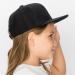 Infant to Toddler Kid's Black Flatbill Snapback Cap - Trendy Apparel Shop - One Size - Buy Online on SooperMarket.com