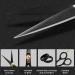 5.5 Ontaki Premium Hand Forged Japanese Steel Scissors for Hair Beard & Mustache - Bartscher Black Trim Tool - Buy Online on SooperMarket.com