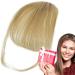 Dranng Bang Extensions Clip Human Hair French Bangs Clip on Fake Bangs Fringe Natural Color Fringe Hairpieces Stylish Neat Bangs Hair Extension for Girls Women gray gold - Buy Online on SooperMarket.com
