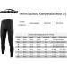 Coolomg Compression Pants for Men Youth & Children | 3/4 Fitness Trousers | Fast Drying Functional Running Wear | Sizes XXXS to XXL | Black - Buy Online on SooperMarket.com