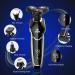BestMal 5 in 1 Wet/Dry Electric Shaver for Men - Rechargeable Waterproof Razor with Nose Trimmer Sideburns Trimmer & Face Cleaning Brush - Buy Online on SooperMarket.com