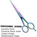 Glamified Glam Rainbow 6" Hairdressing Scissor for Professional Hairdressers Barbers Stainless Steel Hair Cutting Shears - for Salon Barbers Men Women Children and Adults - Buy Online on SooperMarket.com