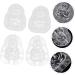 SUPVOX Vegetable Mold 4pcs Fruit Mold 3D Fruit Mousse Shaper Mold Adorable Forming Mold Strawberry Pumpkin - Buy Online on SooperMarket.com