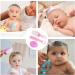 6 Piece Baby Hair Brush and Comb Set Baby Hair Brush and Comb Set for Newborns & Toddlers Natural Soft Goat Bristles for Infant Kids Perfect Baby Registry Gift(Pink Blue) - Buy Online on SooperMarket.com