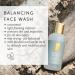 Balancing Face Wash for Sensitive Skin - EWG VERIFIED with Baobab & Sacha Inchi | 118ml/4oz - Shop Internationally - Buy Online on SooperMarket.com