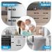 Echocube 8-Piece Child Cabinet Locks - Adjustable Baby Drawer Locks with 3M Glue - No Drilling Safety Locks for Cupboards & Refrigerators - Black FB046 - Buy Online on SooperMarket.com