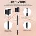 2pcs 3 Head Eyebrow & Eyelash Shaper with Double Head Brush | Includes 3 Different Spoolie Brushes for Makeup Grooming | EC-01 - Buy Online on SooperMarket.com
