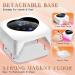 Rechargeable UV LED Nail Lamp - 72W Cordless Gel Nail Curing Light 5 Timer Settings Removable Bottom & Touch Screen for Professional Results - Buy Online on SooperMarket.com