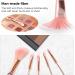 Metal Handle Demon Slayer Anime Makeup Brush Set - 5pcs Pink Gift for Girls & Women - Buy Online on SooperMarket.com