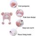 LANGZHEN Toddler Kids Winter Hat Earflap Knit Cap for Boys Girls 2-4 Years - Pink Stripe Polar Bear Design - Buy Online on SooperMarket.com