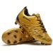 Buy Epimeno Soccer Shoes for Young Girls | Outdoor Firm Ground Cleats | Gold Metallic | Perfect for Children & Adolescents | EU Size 30 - Buy Online on SooperMarket.com
