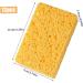 12Pcs Dish Sponge Non-Scratch Scrub Sponge Absorbent Kitchen Sponges Quick Foaming Dish Scrubber Pads for Effortless Cleaning Dishes Pots Pans Yellow - Buy Online on SooperMarket.com