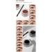 Colorful eyebrow cream waterproof three-dimensional stereotypes above the color eyebrows (07) - Buy Online on SooperMarket.com