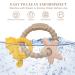 ClDy Bite Ring for Babies | BPA-Free Silicone Teething Toys | Ocean Brown | Soothing & Stimulating Gum Relief for Infants 3 Months+ - Buy Online on SooperMarket.com