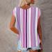 Short Sleeve T Shirts Clothing Woman T-Shirt Casual Black Clothing Top Women's Floral Pattern for Women Crop Tops Shirt Shirts Top Women's Summer Tank Top 2-purple XL - Buy Online on SooperMarket.com