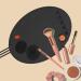 Brush Cleaning Mat Scrubber Mat Multipurpose Portable Washing Tool Silicone Brush Cleaning Mat for Daily Use Eye Brush black - Buy Online on SooperMarket.com