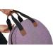 MIOKY Embroidery Bag for Cross Stitch Projects - Purple Travel Tote Organizer for Hoops, Floss, and Tools - Buy Online on SooperMarket.com