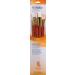 Princeton Real Value, Series 9100, Paint Brush Sets for Acrylic, Oil & Watercolor Painting, Syn-White Taklon (Rnd 2, 6, Fan 2, Flb 4, Angular 4, Flat 10)