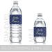 Royal Prince Baby Shower Water Bottle Labels - 24 Shiny Foil Stickers - Buy Online on SooperMarket.com