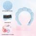Spa Headband Set for Women - Terry Cloth Makeup and Skincare Headband with Face Wash Wristbands - Soft Puffy Headband Gift in Black+Blue - Buy Online on SooperMarket.com