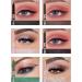Joyeee 12 Colored Glitter Eyeliner Pencil Set Eye Liner Pen Brown Blue Red White Green Glitter Black Eyeliner Eyeshadow Waterproof Smudgeproof Long Lasting Gel Eyeliner Make Up for Girl Women Gift #042 - Buy Online on SooperMarket.com