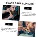 Shop Angoily 3-St Bartbrush Combs for Men | Wild Boar Bristle Beard & Hair Care Tools - Buy Online on SooperMarket.com