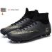 WLY Men's Soccer Boots FG Cleats 9.5 Black - Hightop Athletic Shoes for Competition/Training - Buy Online on SooperMarket.com