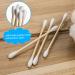 Jasincess 500 Cotton Swabs - Natural Double Round Lace with Bamboo Sticks | Multifunctional Sanitary Swabs for Home & Travel - Buy Online on SooperMarket.com