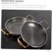 Alipis 26c Stainless Steel Cooking Pot Crayfish Camping Wok Induction Cooker maifan Wok Omelet pan Non Stick pan Amphora Saucepan Spanish Paella pan Stainless Steel Honeycomb 39x26cm As Shown - Buy Online on SooperMarket.com