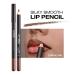 kiss new york Professional Slim Lip Pencil in Cappuccino - Creamy, Long-Lasting Lip Liner for Natural, Water-Resistant Lip Makeup - Buy Online on SooperMarket.com