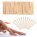 Eyebrows wooden spatula small wax spatula face wooden spatula wooden spatula waxing eyebrows waxing set wooden spatula small small wax spatula wood wax sticks 200pcs