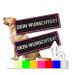 2 pieces P24S K9 dog harness velcro stickers design yourself for medium and large dogs with name Large Pink Large Pink