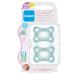 MAM Comfort Schnuller Set of 2 | Small & Lightweight Baby Pacifiers for Newborns | 100% Silicone | Soft MAM Skin | Includes Pacifier Box | 0+ Months | Mint Green - Buy Online on SooperMarket.com