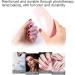 Semi Cured Gel Nail Polish Strips Adhesive Gel Nail Art Stickers Lasting Glitter Gel Nail Wraps Sticker with Nail File Semi Cured Gel Nail Stickers for Toes White with Uv Light Bsg0326 - Buy Online on SooperMarket.com