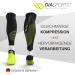 Buy Diasports Runstars Compression Socks for Sports Running Marathon & Triathlon | Premium Even Compression & Reinforced Heel | Black L for Men & Women - Buy Online on SooperMarket.com