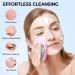 Electric Face Scrubber Silicone Facial Cleansing Brush for Deep Cleanning Exfoliating Waterproof Rechargeble|Vibrating|Massager (Pink) - Buy Online on SooperMarket.com