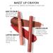 DELISOUL 6 Matte Lip Crayon Set | 2-in-1 Lip Liner and Lipstick | Long Wear Cream-to-Matte Makeup | Smudgeproof & Water-Resistant Lipstick (01) - Buy Online on SooperMarket.com