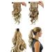 Wig Me Up Hair Part Braid Ponytail - 45cm Curly Dark Blonde & Light Curly Styles - International Shipping Available - Buy Online on SooperMarket.com