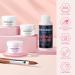 Modelones Acrylic Nail Kit - Clear White & Pink Powder Set with Rhinestone Glue & Brush | Perfect Starter Kit for Acrylic Nail Extensions - Buy Online on SooperMarket.com