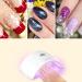 Vacnite 24W LED UV Nail Dryer with Timer Setting and Automatic Sensor LCD - Fast Nail Curing Lamp for Gels - Fingernail & Toenail - Buy Online on SooperMarket.com