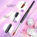 JOSLOVE Kolinsky Acrylic Nail Brush 2PCS Set - Size 8 | Pure Sable Hair, Wooden Handle for Acrylic Powder Application - Buy Online on SooperMarket.com