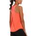 Aeuui Women's Racerback Tank Top | Mesh Yoga Shirt for Gym and Running | Orange - Small - Buy Online on SooperMarket.com