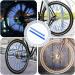 Flintronic Waterproof Bike Spoke Reflectors - 360 Warning Reflective Material Easy Assembly 96 Pieces Compatible with All Spoke Wheels - #3 Blue - Buy Online on SooperMarket.com