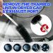 Holikme 60 Feet Dryer Vent Cleaner Kit | Lint Remover Brush & Drill Attachment - Flexible Extends to 60ft 2 Synthetic Brush Heads - Ideal for Home Use - Buy Online on SooperMarket.com