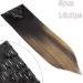 Silk-co 26 Clip in Hair Extensions 8Pcs - Natural Black to Blonde Ombre Synthetic Heat Resistant Hairpiece Extension - Buy Online on SooperMarket.com