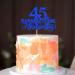 Cyodoos 1 Pcs 45th Sapphire Years Anniversary Cake Toppers 45th Sapphire Years Anniversary Heart Cake Decoration Celebration Party Supplies Birthday Party Decoration blue - Buy Online on SooperMarket.com