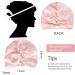 Mulberry Silk Double-Sided Hair Wrap Bonnet for Curly Hair | Pink Silk Sleep Cap - Buy Online on SooperMarket.com